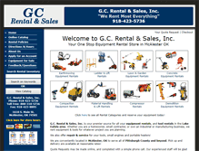 Tablet Screenshot of gcrentalok.com